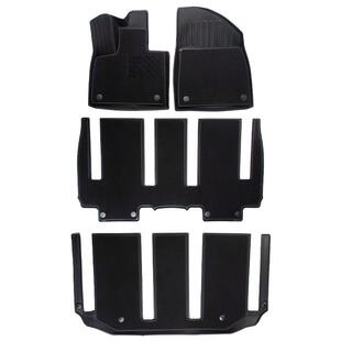 适用于极氪009TPE脚垫双层丝圈脚垫防水耐磨全包围地毯改装车配件