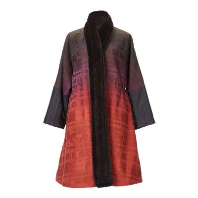 吉祥衣家香云纱棉服渐女装外套