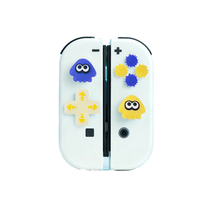 任天堂switch按键贴套装 ns喷射战士3主题键帽oled手柄摇杆帽配件