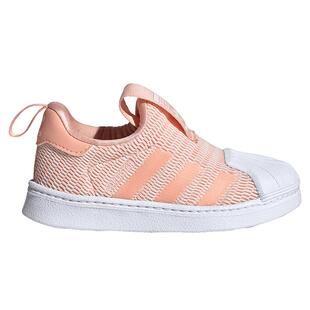 Adidas/阿迪达斯正品 夏季三叶草贝壳头小童经典运动鞋EF6647