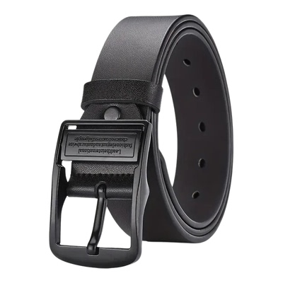 保罗男士真皮针扣皮带