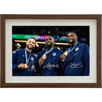 詹杜库合体海报相框挂画