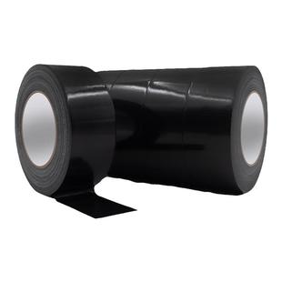 黑色布基胶带单面彩色强力高粘加宽防水无痕婚庆地毯胶布diy装饰胶布贴窗户防风水管保温胶带大力胶摄影胶布