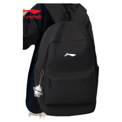李宁双肩背包学生书包时尚新款