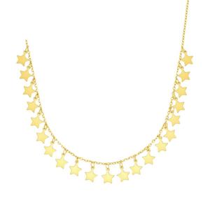 周生生Essence永星星亮片黄金项链黄金足金套链93742N计价