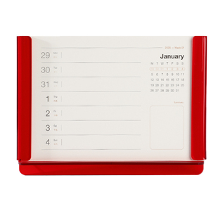 卡杰2026年台历周计划月历本企业定制礼物考研中高考倒计时提醒牌亚克力日历办公室用品桌面摆件支架可印logo