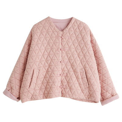 禅意佛系静坐棉衣外套女宽松