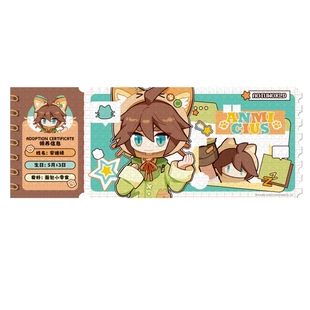 正版凹凸世界晚安日记镭射票雷狮金帕洛斯纪念收藏卡片七创社周边