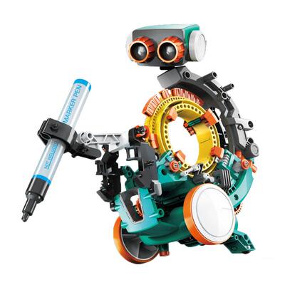 宝工5合1机械编程变形机器人玩具