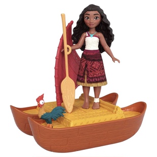 美泰Moana 2海洋奇缘2莫阿娜公主时尚娃娃玩偶女孩场景过家家礼物