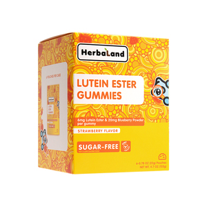 herbaland叶黄素酯蓝莓叶黄素软糖儿童叶黄素成人护眼叶黄素60粒