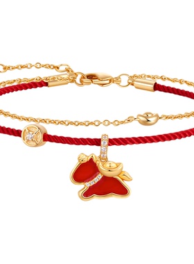 JAY双层生肖马手链感温变色手饰