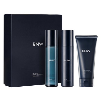 rnw男士水乳套装护肤保湿补水控油洁面爽肤水乳液三件套生日礼物