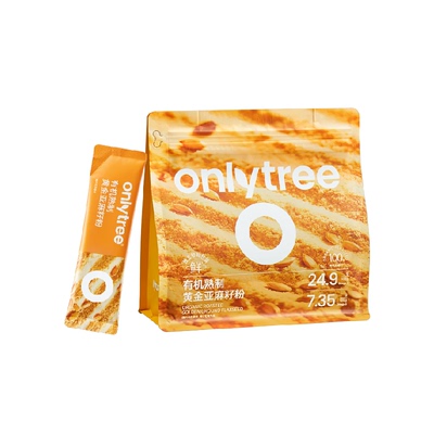 onlytree有机黄金亚麻籽粉即食餐