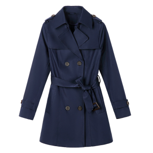 2026春装新款大衣韩版显瘦风衣女中长款外套小个子收腰修身春秋季