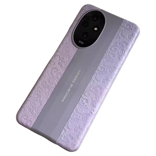 呆芒新款适用华为荣耀200pro手机壳200系列皮质100防滑紫色90国风龙纹压纹80皮革50外壳高端honor素皮防摔女