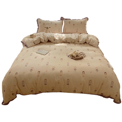 【A级母婴可用】水洗棉四件套