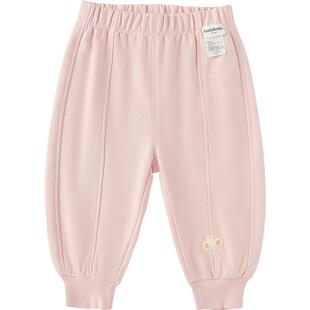 巴拉巴拉童装宝宝裤子儿童2026新款春装男女童运动长裤婴儿束脚裤