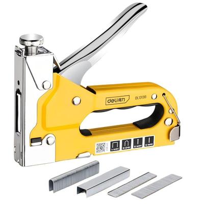 得力钉枪手动打钉枪射钉枪家用神器码钉枪木工专用工具u型t型门型