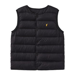 POLOWALK童装儿童马甲秋季新款男童女童排骨羽绒服百搭马夹背心