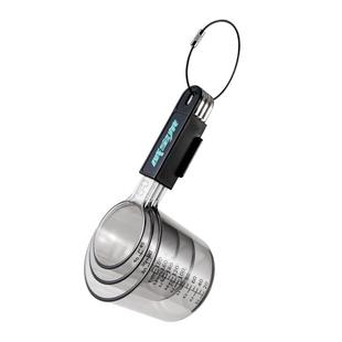 威宝莱钓鱼手把量杯三件套开饵专用带刻度饵水比加厚防摔垂钓渔具