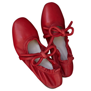 Le' Murmure 蛋卷芭蕾舞鞋|Baby羊皮的力量诗学 抽条棉芯蝴蝶结