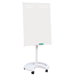 奇班磁性钢化玻璃白板移动办公