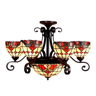 【红巴洛克】帝凡尼客餐厅别墅装饰艺术复古典枝形吊灯台灯落地灯