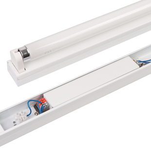 老式日光灯全套支架灯管灯架镇流器t8单管双管洁净化灯荧光灯座