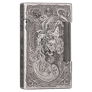 卡尔威登朗声打火机送男友古银貔貅煤油高档生日礼物男生防风火机