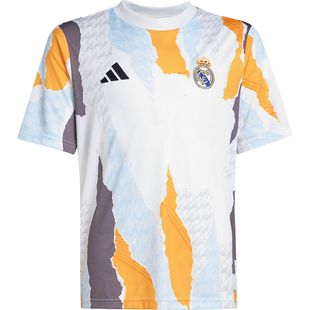 Adidas/阿迪达斯正品新款大童时尚透气经典足球运动短袖JJ3491