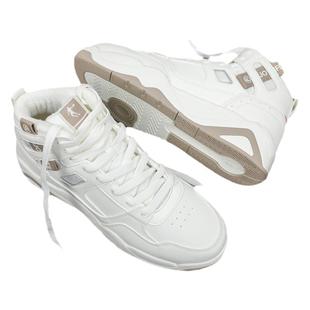 乔丹加绒板鞋男2025秋冬季新款官方旗舰正品男士休闲鞋小白运动鞋