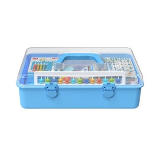 二年级数学教具套装全册学生计数器算盘千以内数的认识平面图形立体几何形体模型教材同步教具学具