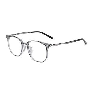 【免费配度数】佐川时髦多边框防蓝光眼镜女素颜百搭近视眼镜架男