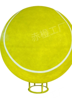 网球馆装饰模型摆件雕塑灯发光店铺商用超大门头定制立体美陈户外