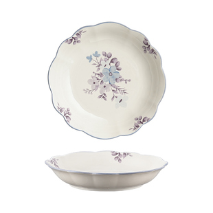 陶瓷盘子家用菜盘2026新款高级感好看的甜品早餐圆盘深汤餐具碟子