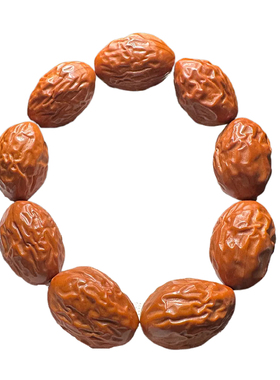 老树橄榄核精雕大红枣