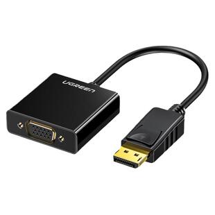 绿联dp转vga转换器接头线电脑主机显卡displayport接显示器投影仪