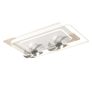 长城照明LED风扇灯360°吸顶灯现代简约客厅卧室吊扇灯具餐厅大气