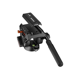 科漫专业液压云台阻尼顺滑摄影摄像机三脚架单反云台相机三角架云台单反微单可架长焦大炮便携旅行拍摄科曼Q6