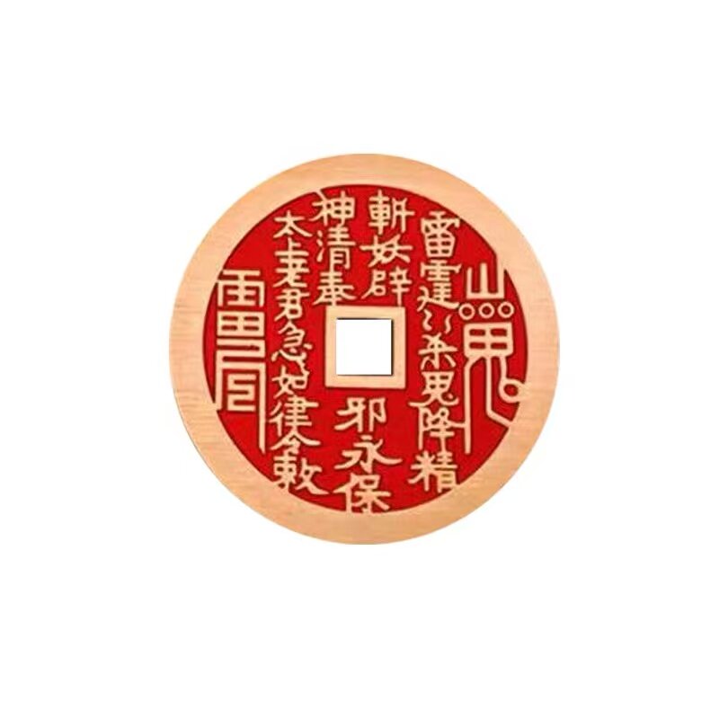 黄铜八卦貔貅护身符项链