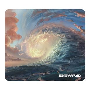 SNOWPAD雪诺玻璃鼠标垫顺滑细面非光伏玻璃FPS吃鸡csgo电竞级桌垫