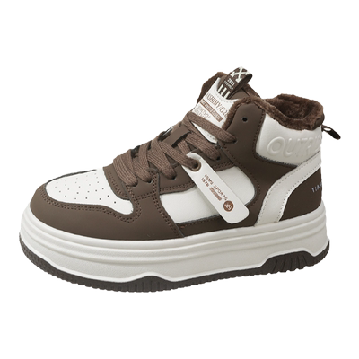 防水加绒加厚高帮板女雪地靴