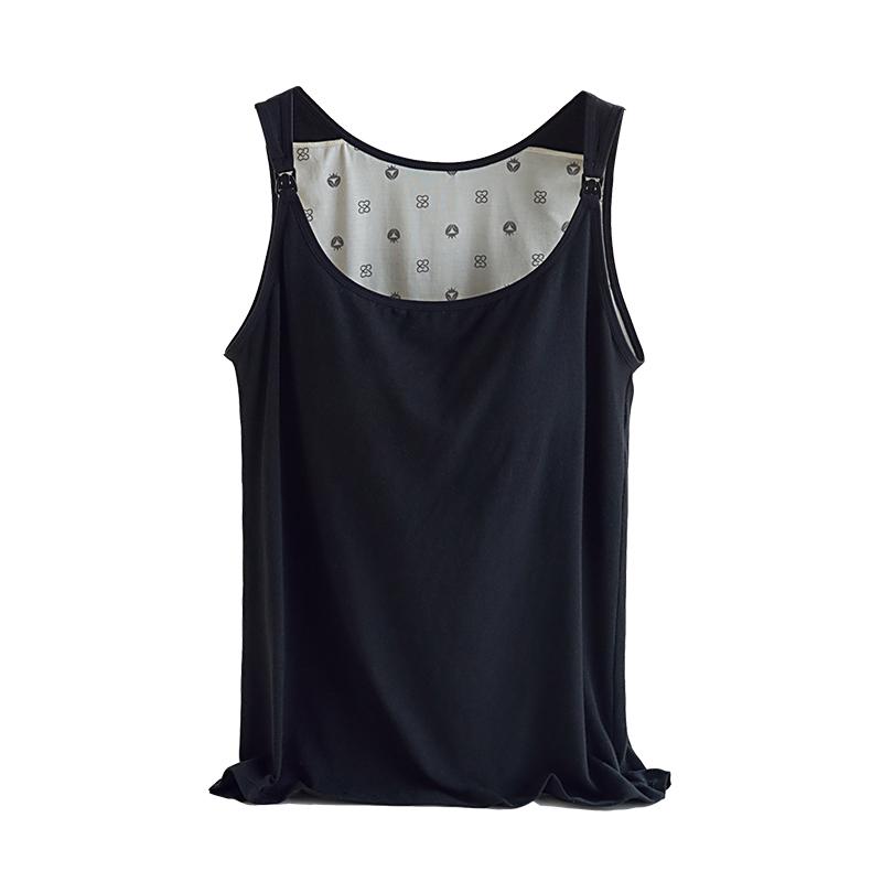 纯棉哺乳吊带背心孕妇装春夏季薄款月子服产后打底衫喂奶免穿内衣