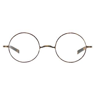 万年龟KameManNen新品日本手工KMN103一山鼻托圆框近视眼镜框架