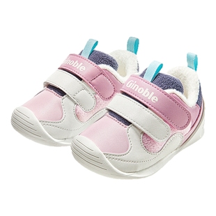 基诺浦机能鞋2025冬新款2级保暖童鞋步前加绒婴儿鞋宝宝鞋GB2501