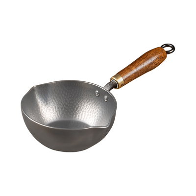 卢记纯钛锅泼油锅热油小锅家用专用煎蛋饺神器淋油无涂层平底不粘