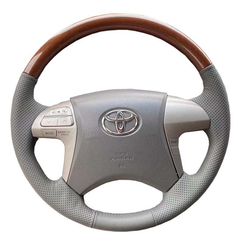 丰田汉兰达凯美瑞方向盘套真皮