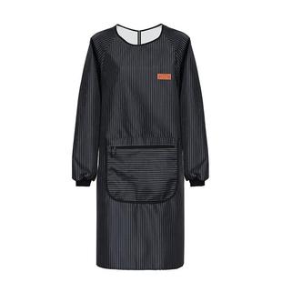 长袖围裙女防水防油厨房专用工作服男士2025新款网红家用罩衣秋冬