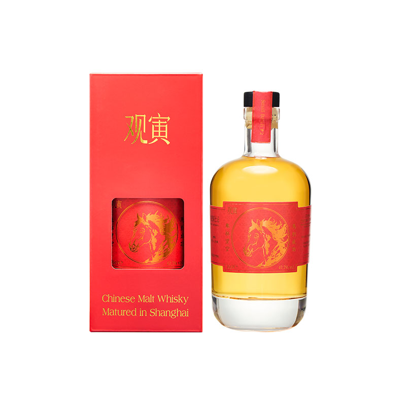 观寅小批次纯麦威士忌Batch#02马年版波本桶洋酒烈酒700ml